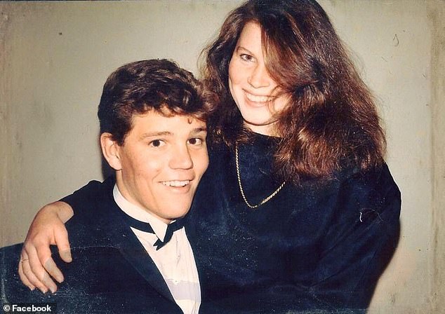 Prime Minister Scott Morrison shared a photo of him and his wife Jenny from when they first started dating in 1985 (pictured)