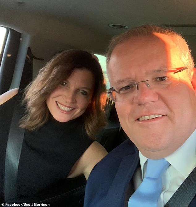 Scott Morrison and wife Jenny (pictured in 2020) met as teenagers and will celebrate their 30th wedding anniversary this year