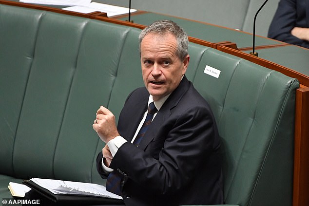 Former Labor leader Bill Shorten pictured during Question Time in the House of Representatives at Parliament House in Canberra on  November 9 this year